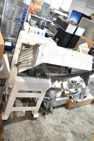 Oliver 797-32NC commercial bread slicer with Pro Guard Artisan Bread Safety Chute, 115 volts, 1 phase, in good condition.
