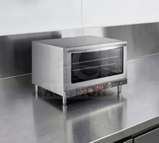 Brand new Ikon IC-824S countertop convection oven, stainless steel, 208/240V, 4600W, ETL & NSF listed, with steam feature.
