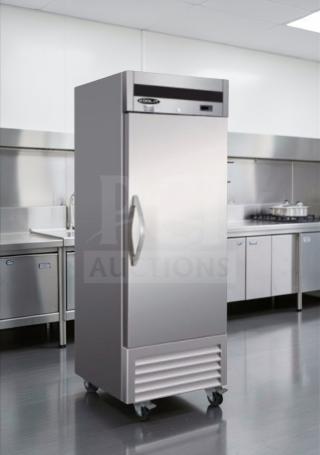 Brand New Ikon IB27R Commercial Reach-In Refrigerator, 27" Stainless Steel, R290 Refrigerant, ETL & NSF Listed.