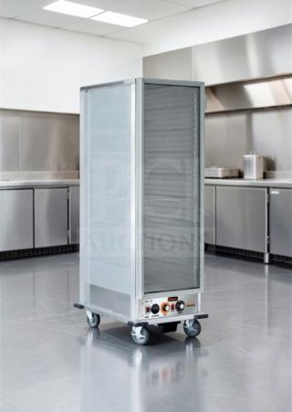 Brand new Sierra SHPI full-size commercial heater proofer cabinet with insulated glass door, 120V, UL & NSF listed.