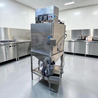 Pristine ADS AF-ES Energy Star pass-thru dishwasher, 2-door, single rack, low temp, fully tested, operational, model ADS-L-DISH-0873.