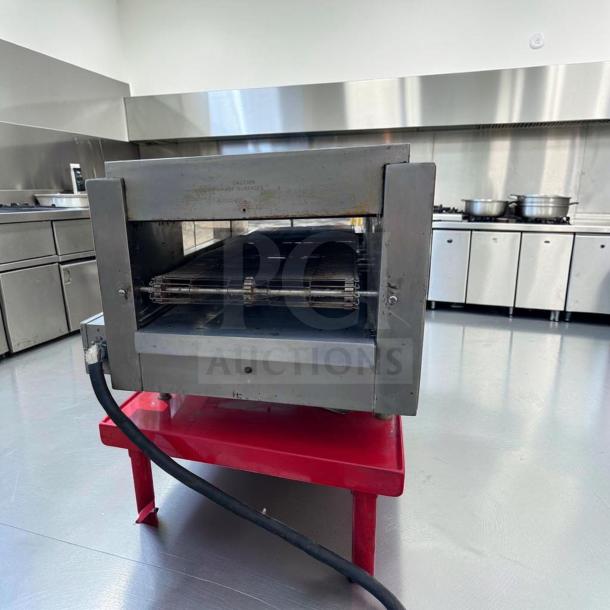 Star Holman QT14 commercial conveyor sandwich toaster oven, exceptional condition, heavy-duty, 208/240V, fully tested.