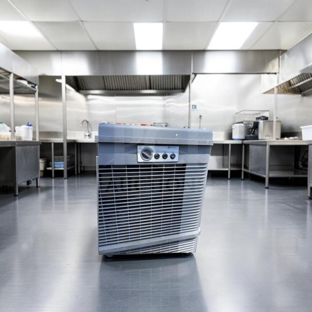 Hessaire MC92V mobile evaporative cooler, 11,000 CFM, superior condition, industrial portable air cooler, fully tested.