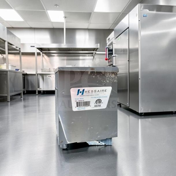 Hessaire MC92V Mobile Evaporative Cooler, 11,000 CFM, industrial portable air cooler in superior condition, fully tested.