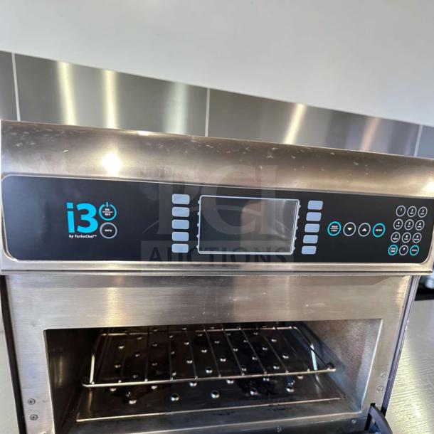 TurboChef i3 high-speed commercial oven with touch control, elite condition. Model TUR-L-OVN-0906, fully tested.