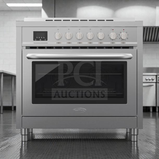 Brand new KoolMore KM-FR36EE-SS 36" electric range, stainless steel, 4.3 cu. ft., UL certified, in original box.