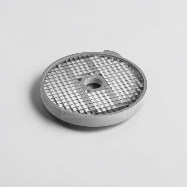 Brand new Robot Coupe 28119 10×10 mm dicing grid for commercial food processor, silver finish, ROB-S-DISC-0702.