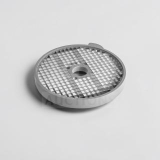 Brand new Robot Coupe 28119 10×10 mm dicing grid for commercial food processor, silver finish, ROB-S-DISC-0702.