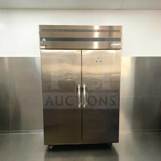 Everest ESR Series commercial reach-in refrigerator, stainless steel, premium condition, model EVR-L-REF-0114, 115V/single phase.