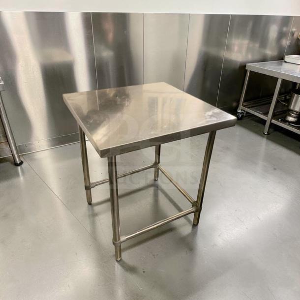 Superb condition stainless steel commercial prep table, model SST-S-PREP-0064, fully inspected, durable construction.