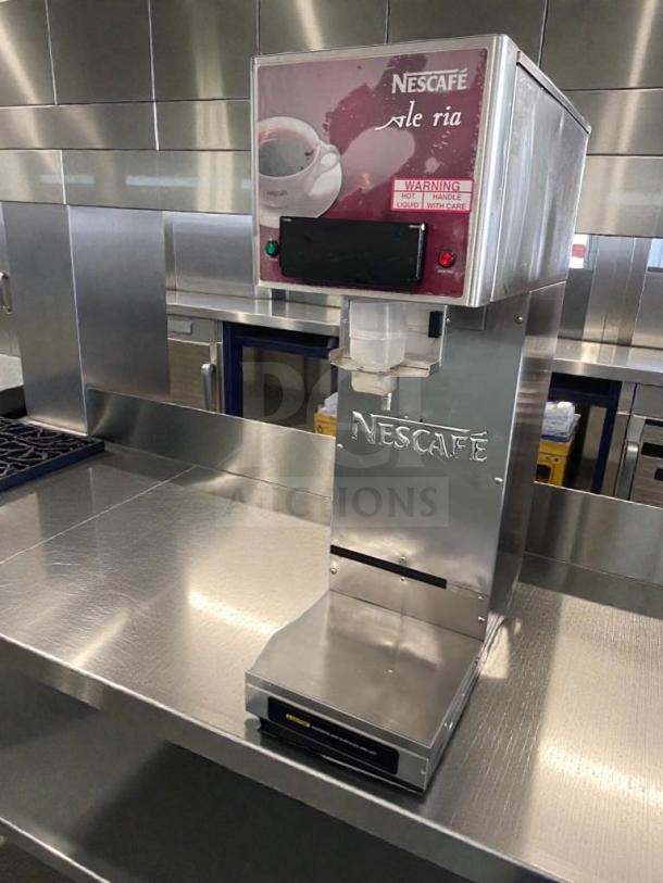 NESCAFÉ/Cecilware JVA20B commercial hot beverage dispenser, stainless steel, 120V, UL listed, fully operational, premium condition.