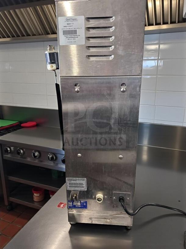 NESCAFÉ/Cecilware JVA20B hot beverage dispenser, stainless steel, 120V, UL listed, tags visible, fully operational condition.