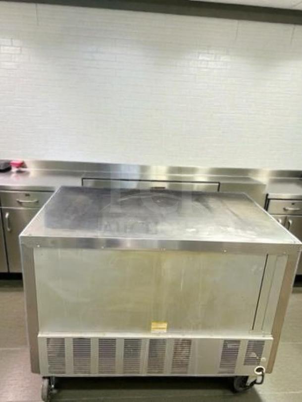 Beverage-Air WTR48A 48" commercial worktop refrigerator, stainless steel, excellent condition, UL listed, fully tested, 115V.