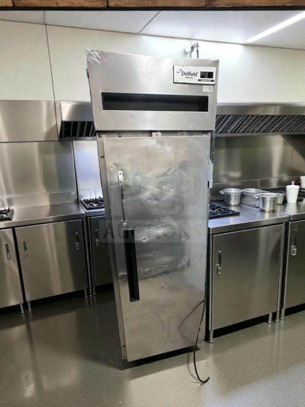 Delfield GSS2TL-8 commercial reach-in refrigerator in premium condition. NSF & UL listed, 115V, fully tested, stainless steel.