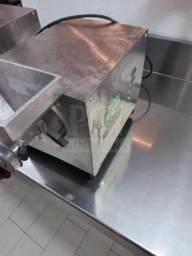 Olde Tyme PN2 nut butter grinder in outstanding condition, stainless steel, UL listed, fully tested and operational.