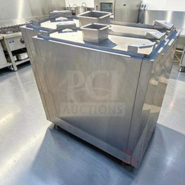 Halton commercial kitchen exhaust hood, stainless steel, model HAL-L-HOOD-0767, excellent condition, fully tested.