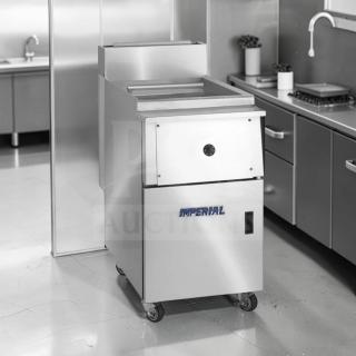Imperial IPC-14NG gas pasta cooker, 12-gallon, 105,000 BTU, stainless steel, pristine condition, model IMP-L-PC-0785.