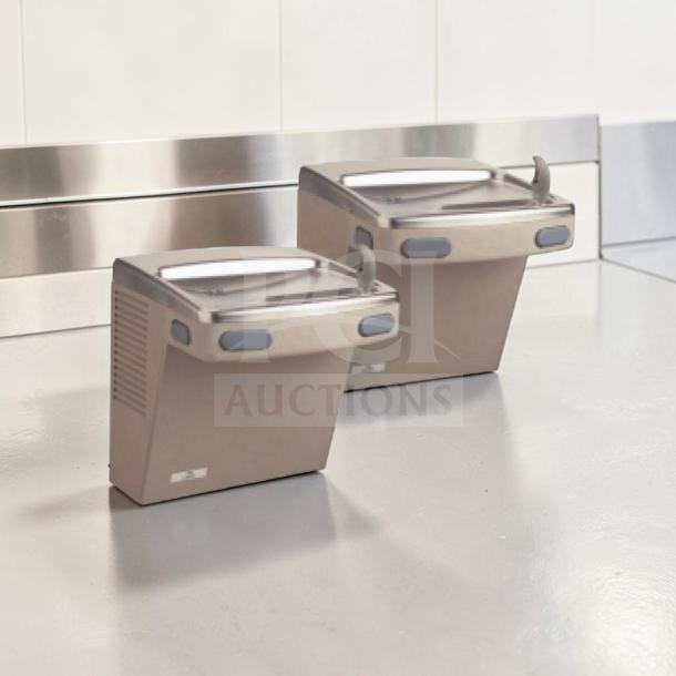 Lot of 2 Sunroc ADA8ACB refrigerated drinking fountains, 8 GPH, ADA compliant, fully tested, top-tier condition.