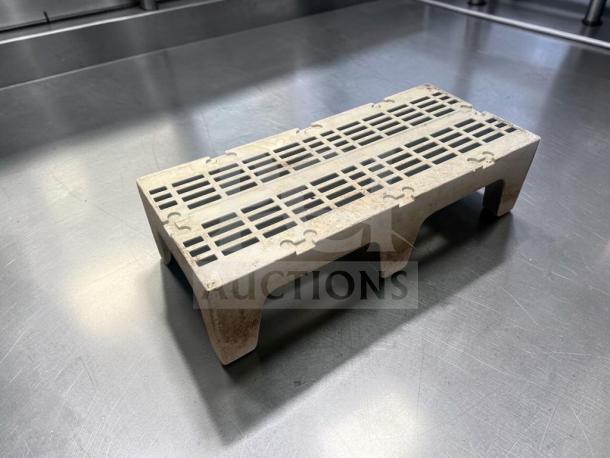 Superior condition Cambro IBS Dunnage Rack, 12"x48"x21", heavy-duty polypropylene, 3,000 lb capacity, fully inspected.