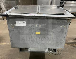 Randell 9552A stainless steel drop-in freezer/plate chiller, electric, model: 9552A, used, SN: W953250-1, 115V, 60Hz, 1 phase.