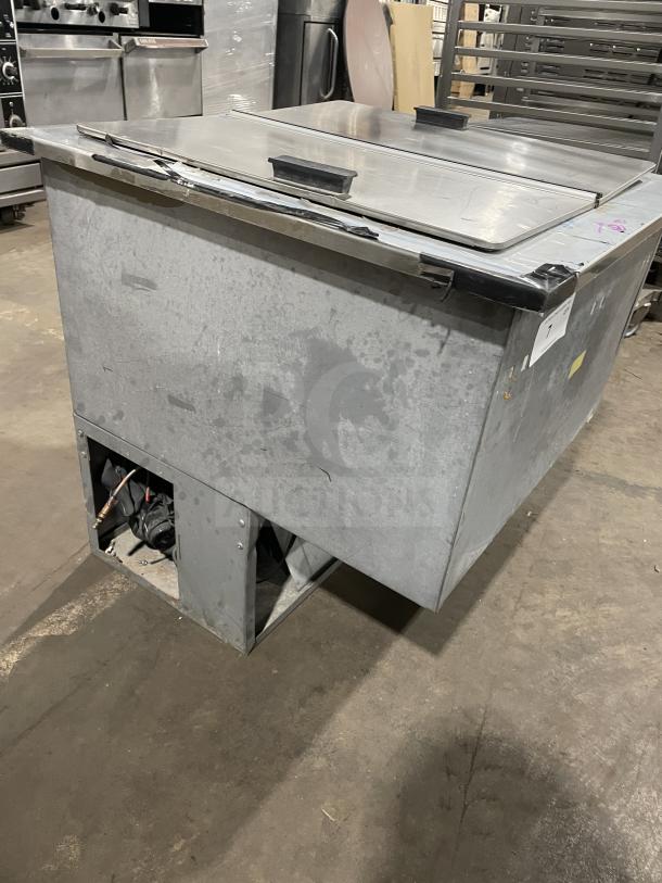 Randell 9552A stainless steel electric drop-in freezer/plate chiller, model 9552A, SN W953250-1, 115V, commercial use.