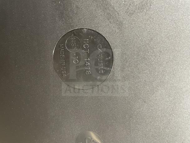 Brand new Carlisle NCT1418 black fast food serving tray, 14"x18", commercial use, NSF certified, Made in USA.