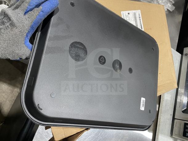 BRAND NEW Carlisle Commercial Black 14"x18" Fast Food Tray, Model NCT1418. Durable, non-slip surface, bulk of 12.