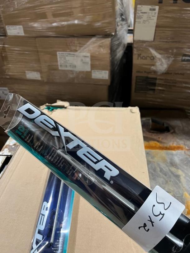 NEW Dexter Sani-Safe 10" Stainless Steel Diamond Sharpeners in packaging, dual-bid opportunity.