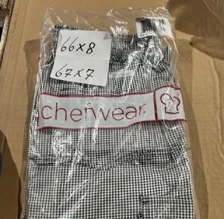 Brand new Chefwear cargo-style chef pants, model CW3200, in commercial size L, packaged with tags.