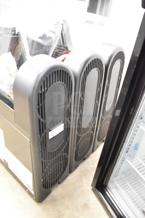 Brand new Narvon 378RBD3G3 beverage dispenser, triple 3-gallon bowls, 115 volts, slight scratch and dent, unopened packaging.