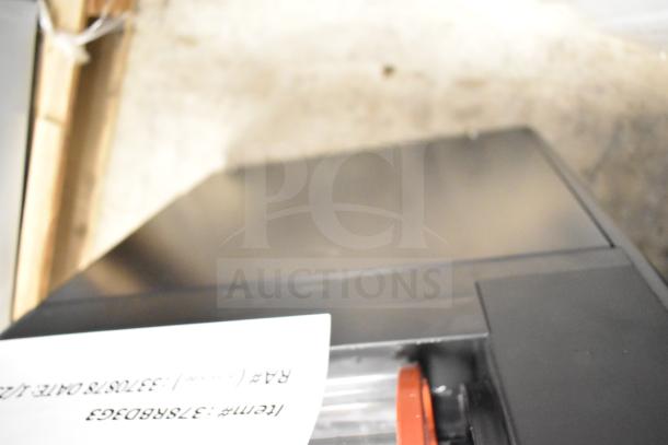 Brand new Narvon 378RBD3G3 commercial beverage dispenser, triple 3-gallon bowls, refrigerated, 115 volts, 1 phase. Scratch and dent condition.