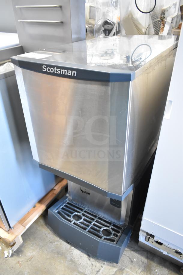 2019 Scotsman HID312A-1A Meridian Countertop Nugget Ice Machine, hands-free dispensing, 12 lb. bin capacity, 115V, scratch and dent.