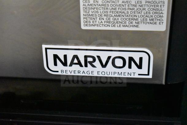 Brand new Narvon 378RBD5G3 triple 5-gallon refrigerated beverage dispenser, 115V, scratch and dent condition.