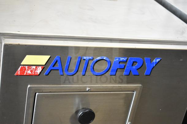 Autofry MTI-10 ventless electric fryer, stainless steel, 240V, 1 phase, commercial use, Autofry logo visible.