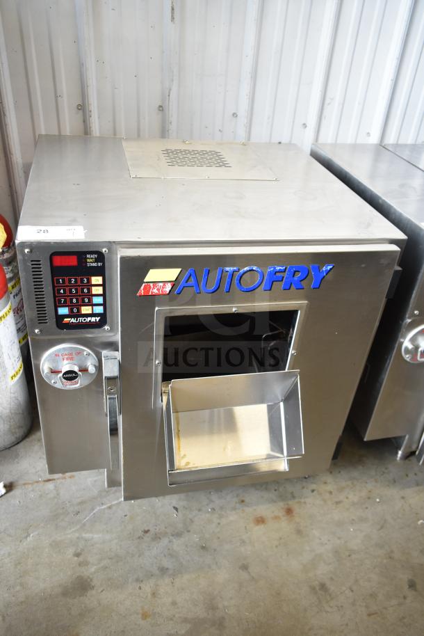 Autofry MTI-10 ventless electric fryer, 240V, 1-phase, commercial countertop model in used condition.