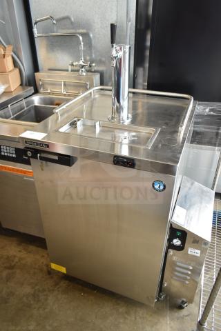 2019 Hoshizaki DD24 S kegerator, stainless steel. Features tap handle, 115 volts, 1 phase, excellent condition.