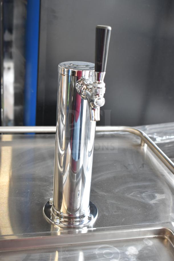 2019 Hoshizaki DD24 S kegerator tap. Commercial-grade; stainless steel, direct draw. Model DD24 S.