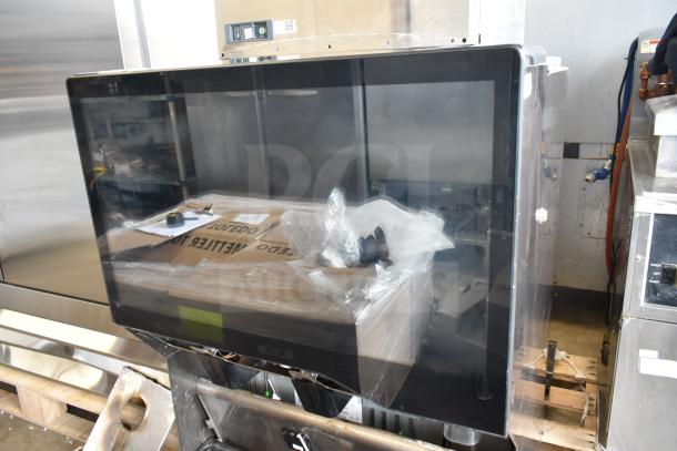 2022 Scotsman NH0622A-1B ice head on 2022 Lancer TP30 beverage dispenser with touchscreen, stainless steel, 115V, 1 phase.