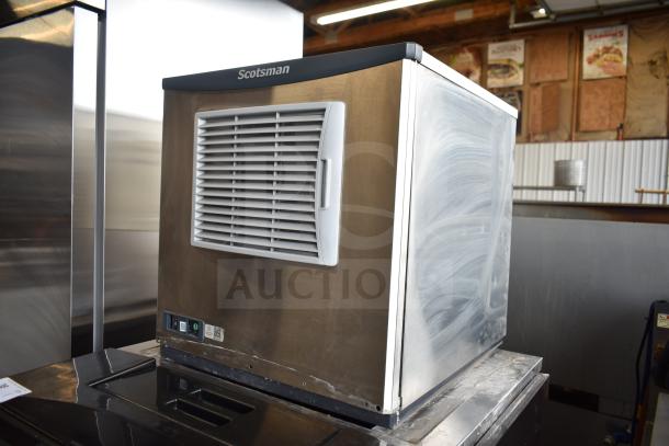 2022 Scotsman NH0622A-1B stainless steel ice head on Lancer TP30 dispenser, touchscreen, automatic agitation, 115V, 1 phase.