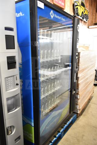 Crane 5800-4 vending machine with bill acceptor, displays brand and keypad. Suitable for commercial use, 115 volts, 1 phase.