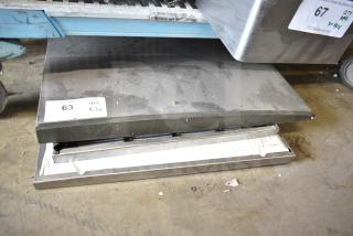 3 items including Cornelius ice head panels on a pallet, fair condition, item tags visible. Lot includes 3 times your bid.