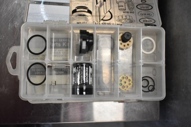 8 assorted items including AX35 belt, Taylor Probe X31602, MU1238A-51B MU Series Axial Fan, and spare parts kits.