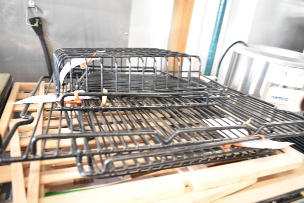 AvaValley baskets and shelves for auction, featuring 13 items including ice cream machine lids, models BRC-84-SZ and WBRC-32-DZ.