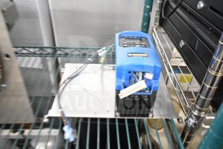 BRAND NEW SCRATCH AND DENT! Genesis KBDF-24D AC Drive, 115/208-230V, 1 Phase, visible connections and label, minor exterior marks.