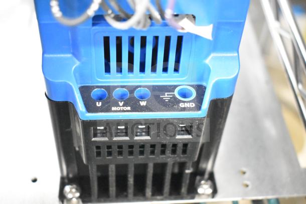 Brand new Genesis KBDF-24D AC Drive, 115/208-230V, 1 Phase. Scratch and dent condition, UVW motor terminals visible.