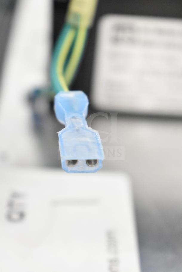 BRAND NEW Genesis KBDF-24D AC Drive, 115/208-230V, 1 Phase. Scratch and Dent model with visible label detailing specs.