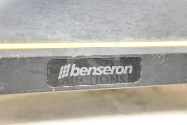 Benseron POS system with two cash drawers, receipt printer, and Toast monitor, featuring prominent Benseron branding.