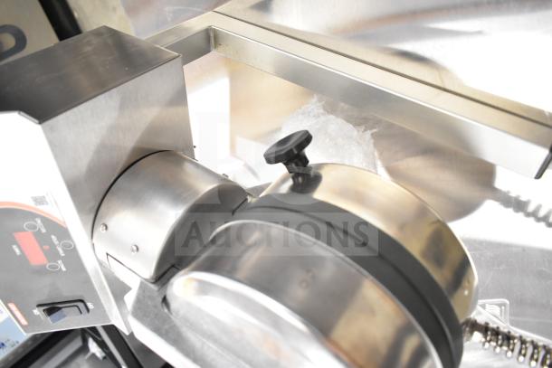 Brand new Nemco 7020A-S240 Belgian waffle maker, 240V, 1 phase, with removable grids, slight scratch and dent.