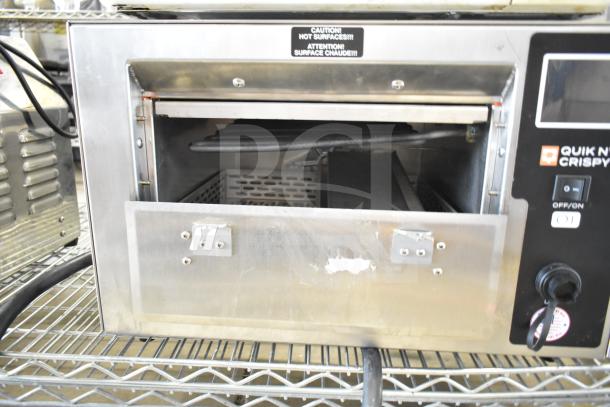 BRAND NEW QNC GFII ventless greaseless fryer. Electric, 208/240V, 1 phase. Tested, working, scratch and dent.