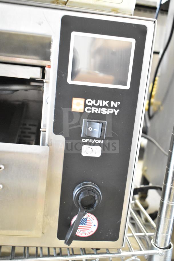 Brand new QNC GFII Quik N Crispy fryer, ventless greaseless. Electric, 208/240V, 1-phase. Tested and working.